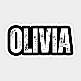 Olivia Name Gift Birthday Holiday Anniversary Sticker